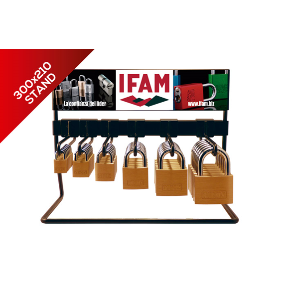 Stojan na visací zámky IFAM 300x210