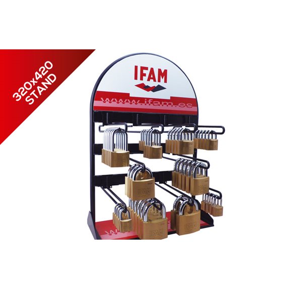 Stojan na visací zámky IFAM 320x420