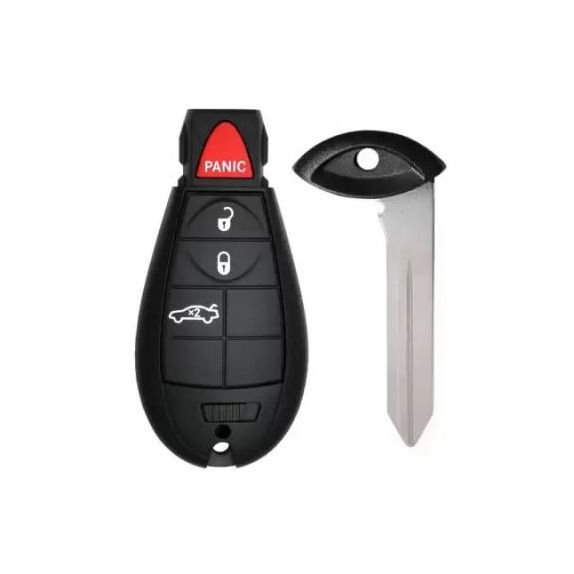 Dálk. ovl. Dodge, Chrysler, Jeep 3+1 tl. CY24 ID46 Hitag 2 / 433,92 MHz (1)