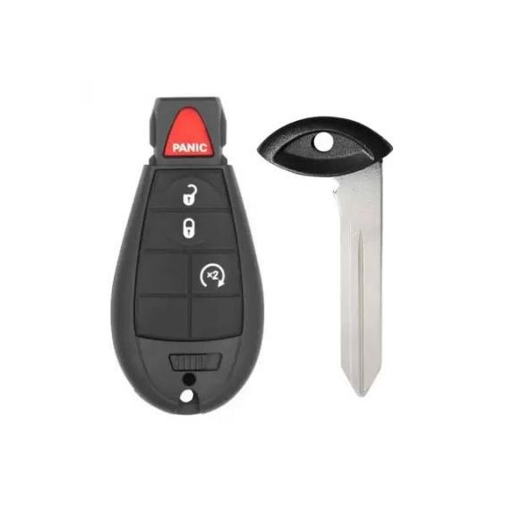 Dálk. ovl. Dodge, Chrysler, Jeep 3+1 tl. CY24 ID46 Hitag 2 / 433,92 MHz (2)