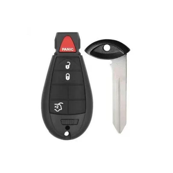 Dálk. ovl. Dodge, Chrysler, Jeep 3+1 tl. CY24 ID4A Hitag AES / 434 MHz