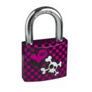 Zámek visací Tokoz s potiskem