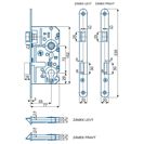 Zámek zadlabací Hobes K221 (72/77) levý
