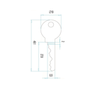 Klíč FAB 84 dlouhá