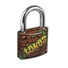 Zámek visací Tokoz s potiskem