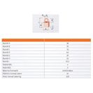 Zámek visací Tokoz s potiskem