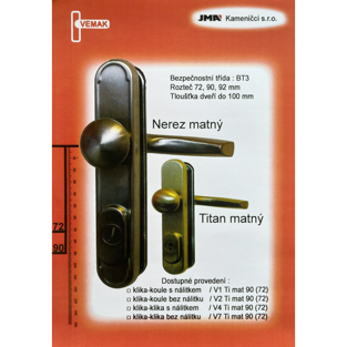 Kování Vemak V11 (rozeta)