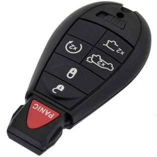 Obal klíče Chrysler, Jeep 5tl.+ panika CHR-15 / CY24
