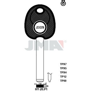 Klíč JMA TP00 HY-20P1