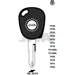 Klíč JMA TP00 NE-38P4