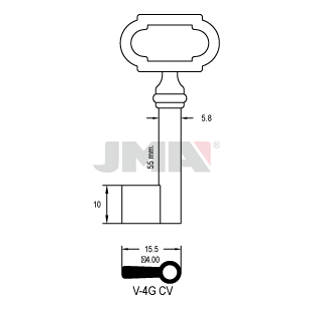Klíč JMA V-4G(CV)