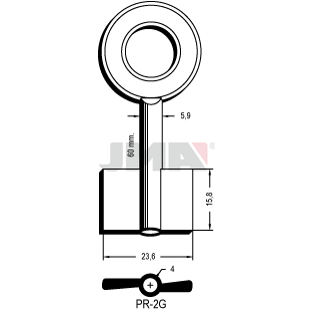 Klíč JMA PR-2G