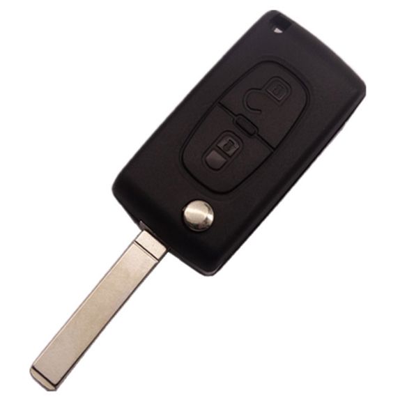 Obal klíče Citroën, Peugeot 2tl. CIT-1P / VA2 baterie na desce