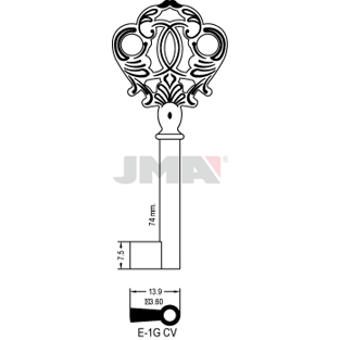 Klíč JMA E-1G(CV)