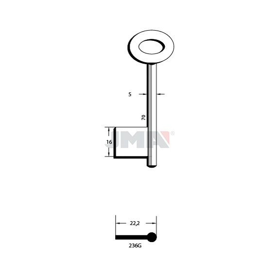 Klíč JMA 236G