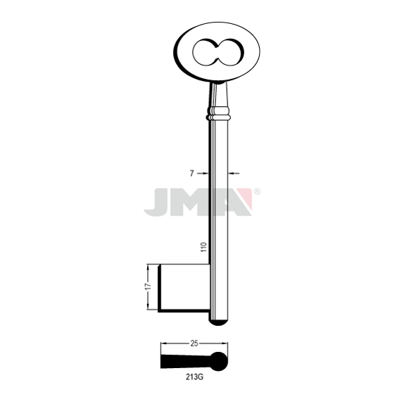 Klíč JMA 213G