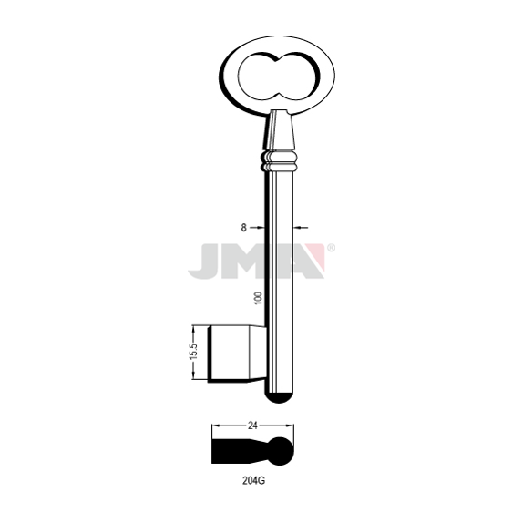 Klíč JMA 204G
