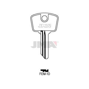 Klíč JMA FEM-1D (= AF-9D) *