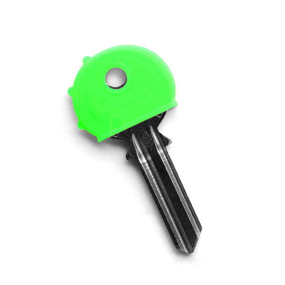 Rozlišovací klobouček na klíče JMA - světle zelený