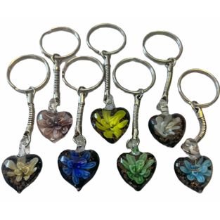 Přívěsek - Srdce kytka