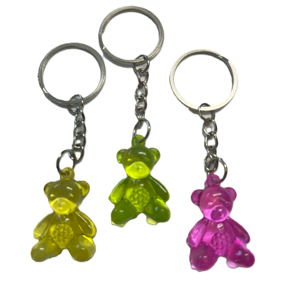 Přívěsek - Medvídek sklo *