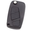 Obal klíče Fiat černý 3tl. FI-16 / SIP22 čip ID46