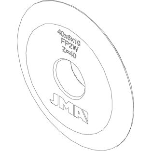 Fréza FP2W WIDIA (40x6x10) - Virginia