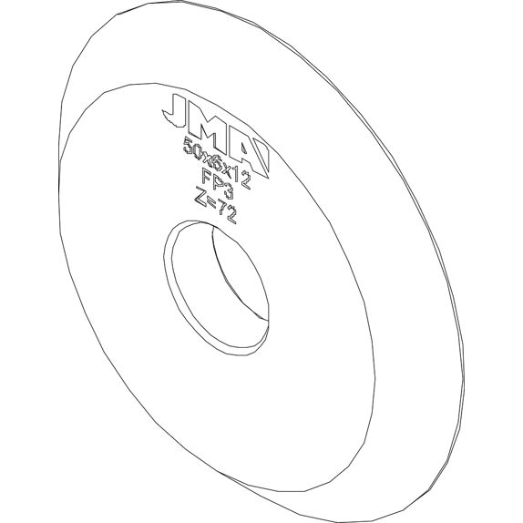 Fréza FP3 (50x6x12)