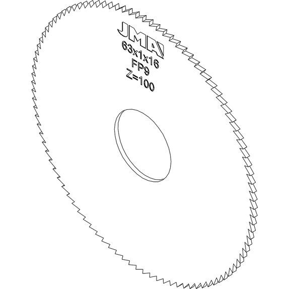 Fréza FP9 (63x1x16) - Ecco Bit