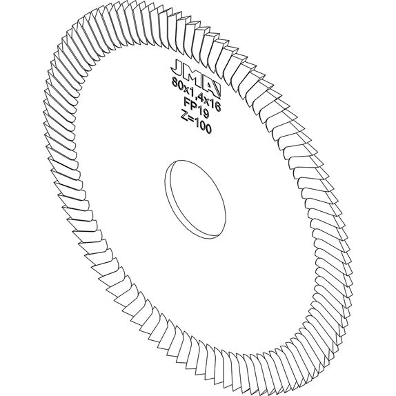 Fréza FP19 (80x1,4x16) - Dakota, Nomad Bit, Saratoga, Titan Bit, Yakarta
