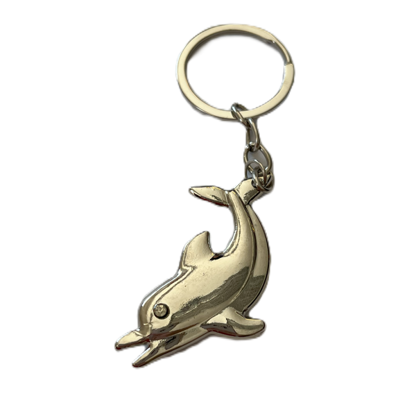 Přívěsek - Delfín kovový