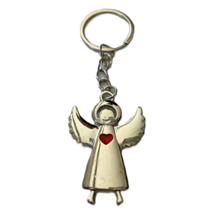 Přívěsek - Anděl červené srdce *