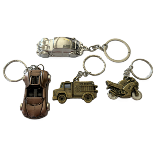 Přívěsek - Auto kabrio, hasičské, motorka *