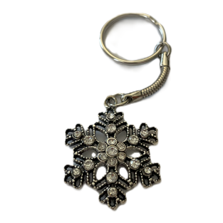 Přívěsek - Vločka kamínky